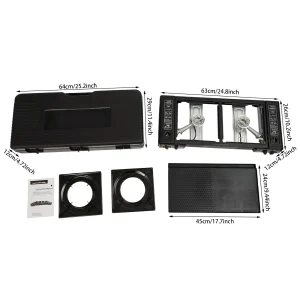2 Burners Portable Camping Stove,