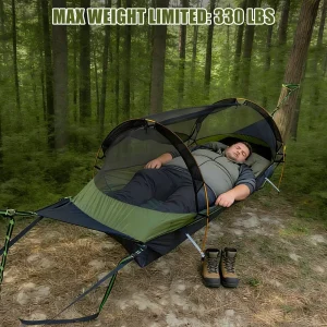 Hammock Tent with Mosquito Net Sleeping Air Pad