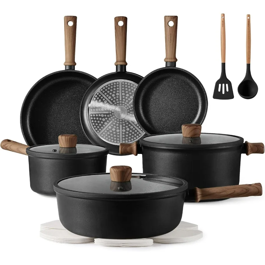 Nonstick Pots and Pans, Induction Cookware Set