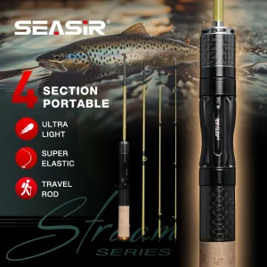 Silent Stream Spining Baitcasting Fishing Rod