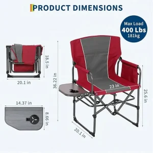 2 Pack Oversized Camping Chair