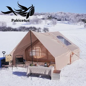 Inflatable Camping Tent Luxury Glamping Tent w 4/6/8/10/12 Person